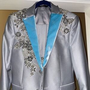 Custom prom suit; worn once; size 32/30